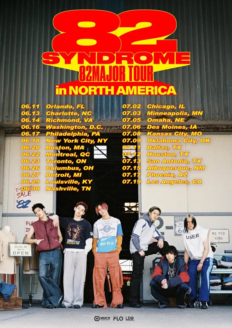 82MAJOR『82 SYNDROME』美国巡演