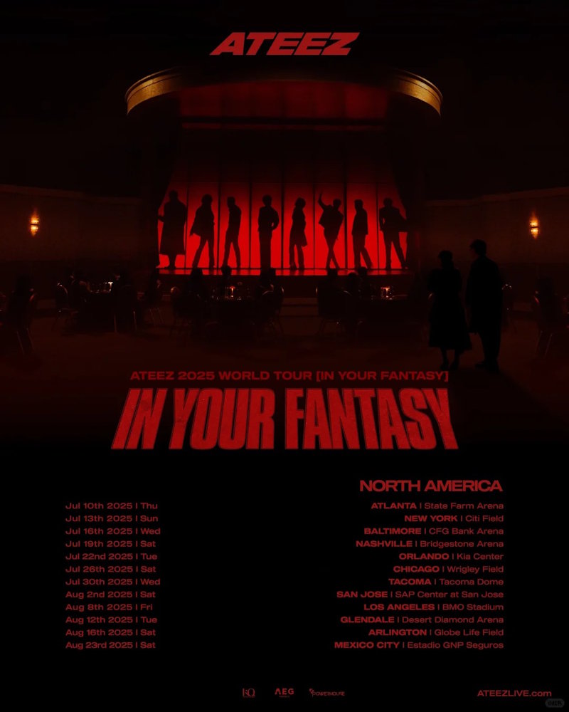 韩国男团ATEEZ美国巡演