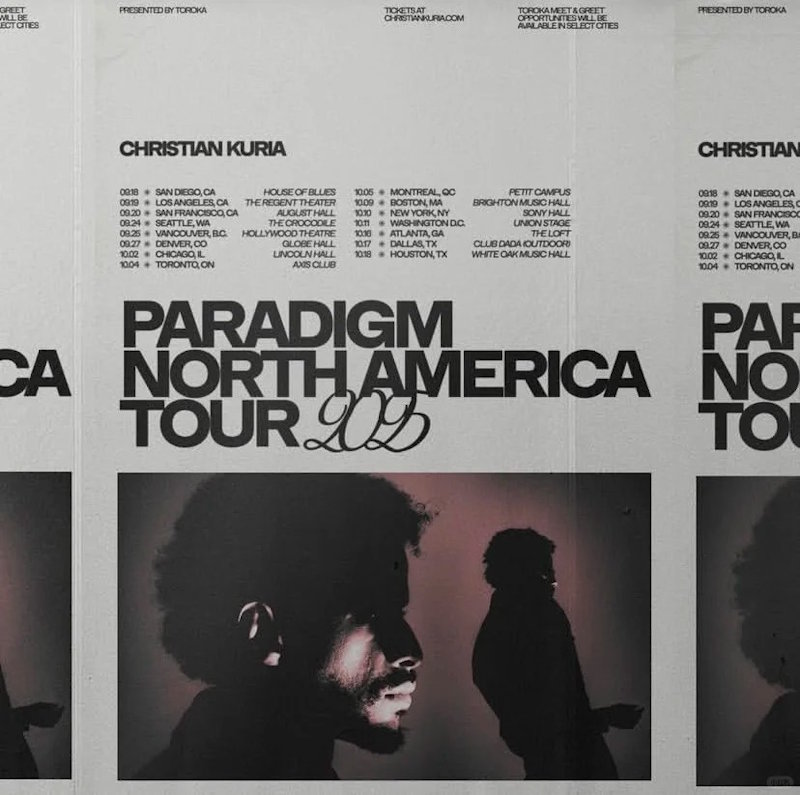 Christian Kuria美国演唱会