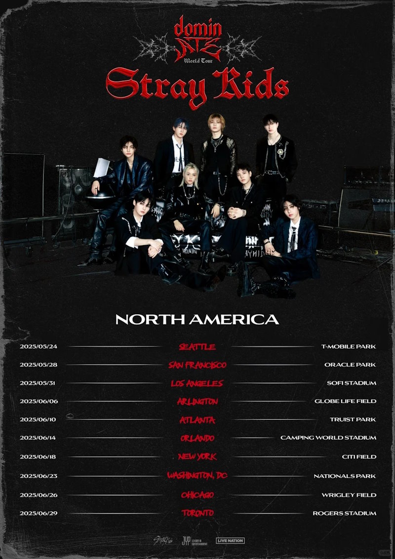韩国男团Stray Kids美国巡演
