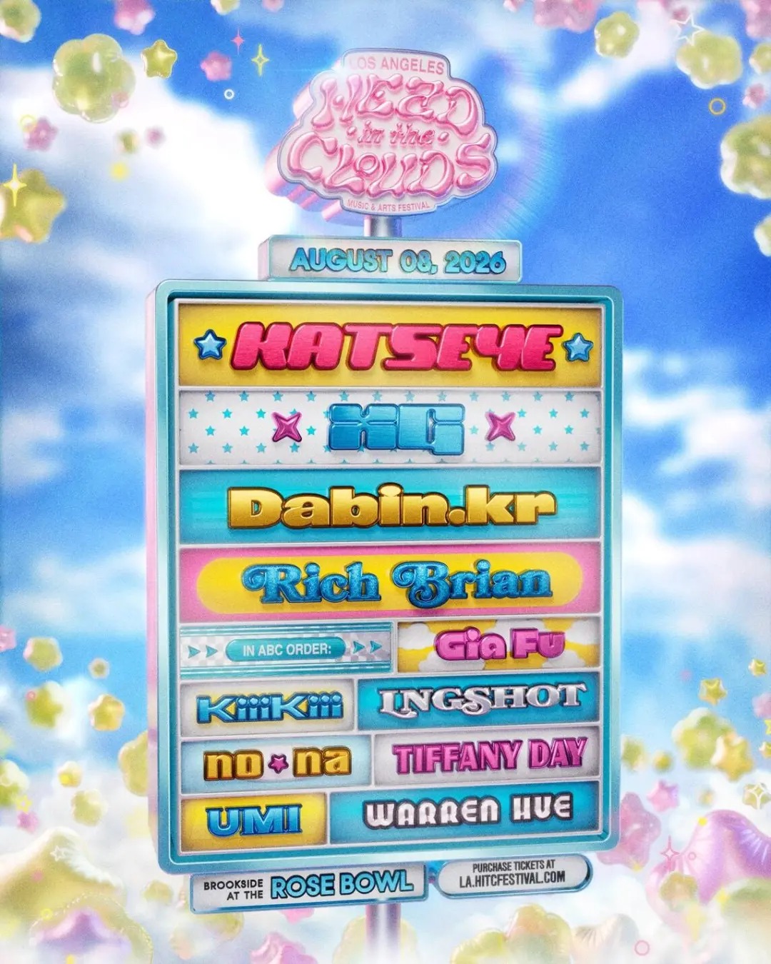 Head In The Clouds美国音乐节|洛杉矶