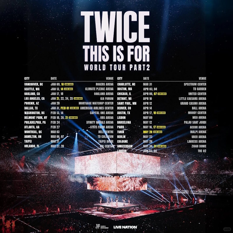 TWICE美国巡演